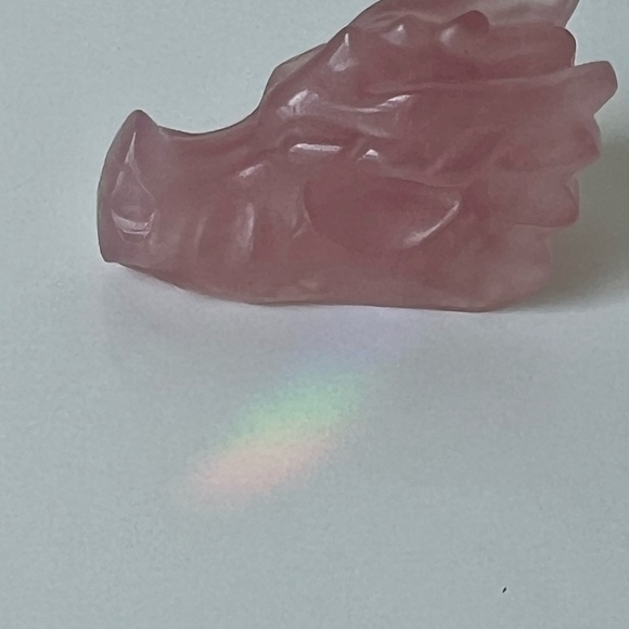 SOLD!
Rose Quartz Mini Dragon Head - Picture 5 of 13
